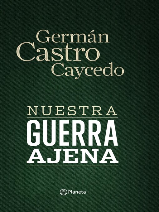Imagen de portada de Nuestra guerra ajena
